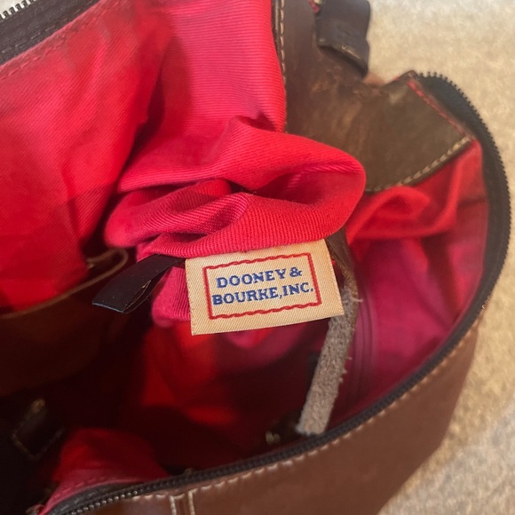 Dooney & Bourke Chocolate Brown Leather Hobo Bag - Picture 11 of 11